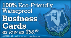 Eco-Friendly & 100% Waterproof Cards