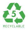 Waterproof Printing Recycle Symbol