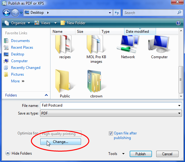 how to save a publisher file to google drive